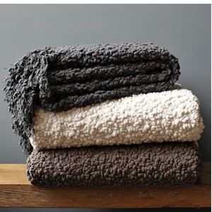 West Elm Cozy Throw Blanket